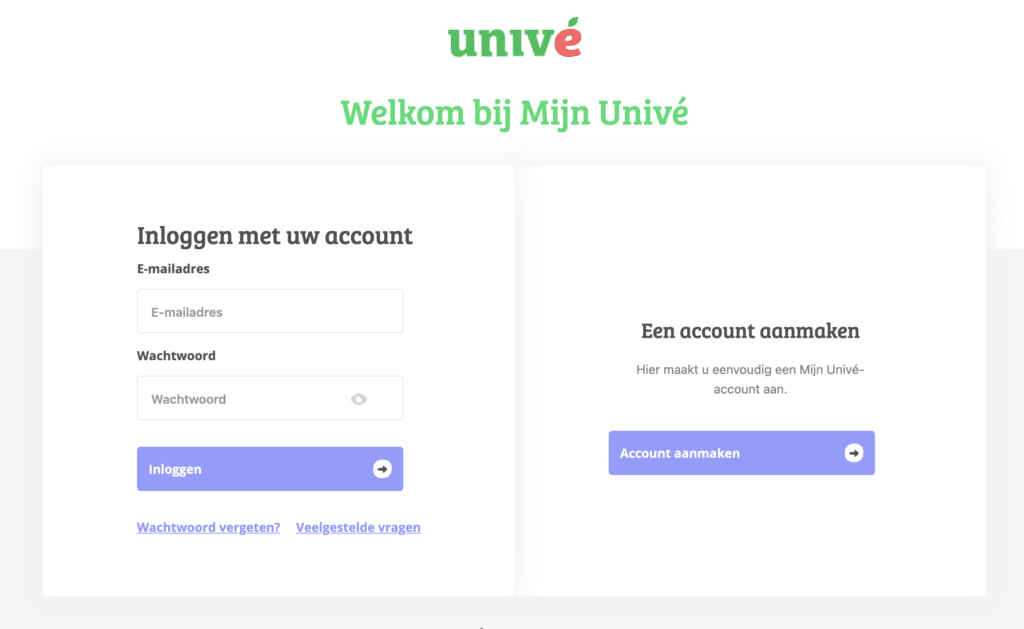 Univé declaratie